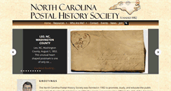 Desktop Screenshot of ncpostalhistory.com